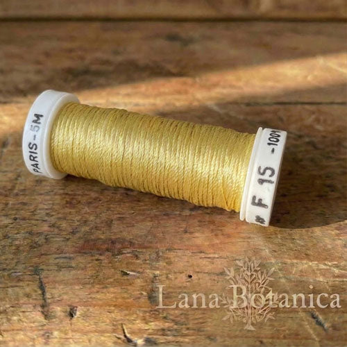 Soie de Paris broderitråd 100% silke enkeltfarger