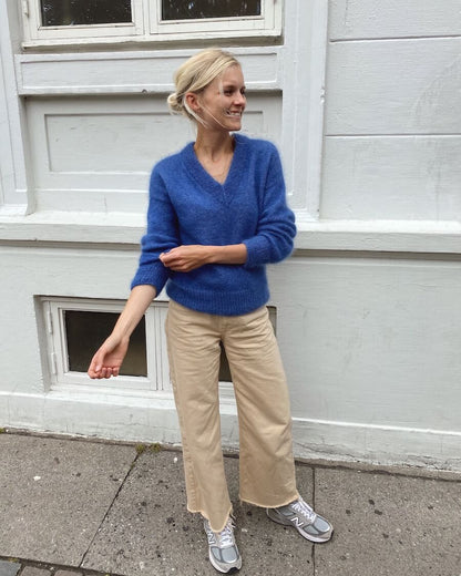 PetiteKnit Stockholm Sweater V-neck dame