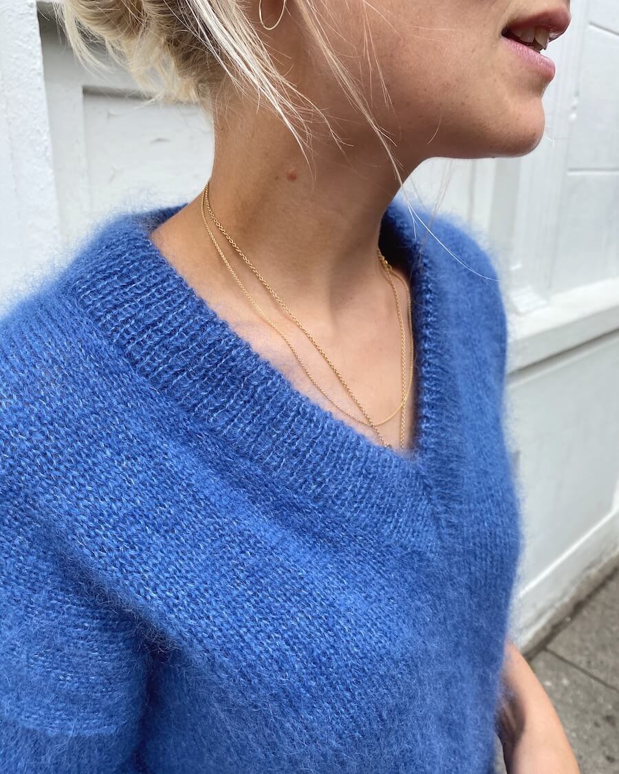 PetiteKnit Stockholm Sweater V-neck dame