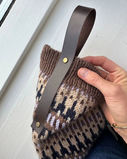 PetiteKnit Lærstropp 45 cm og skruer til julestrømper