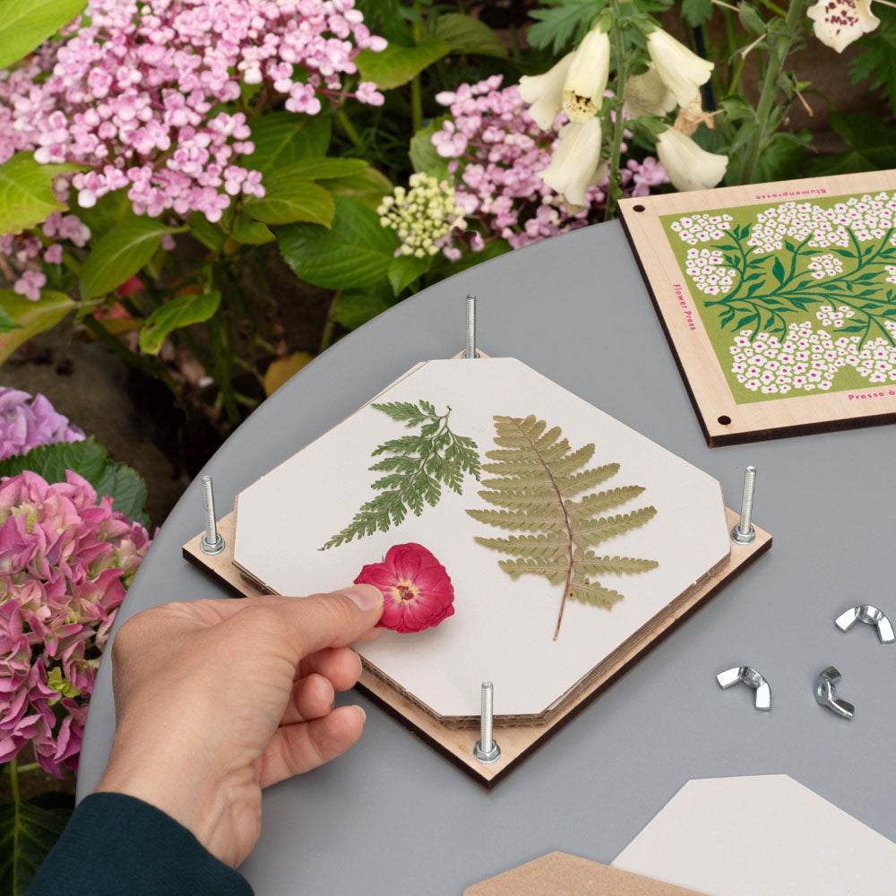 Blomsterpresse Firkantet