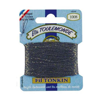 Maison Sajou Fil Tonkin broderitråd med glitter