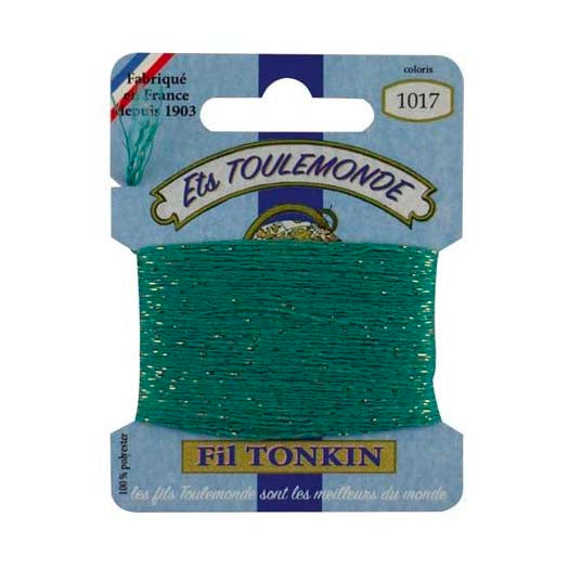 Maison Sajou Fil Tonkin broderitråd med glitter