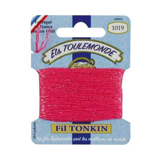 Maison Sajou Fil Tonkin broderitråd med glitter