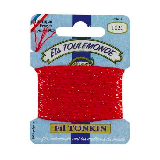 Maison Sajou Fil Tonkin broderitråd med glitter