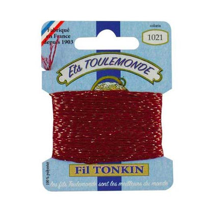Maison Sajou Fil Tonkin broderitråd med glitter