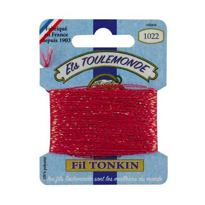 Maison Sajou Fil Tonkin broderitråd med glitter