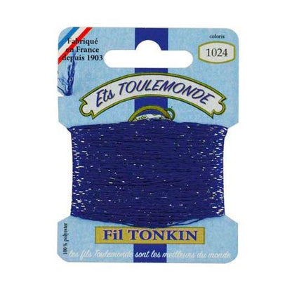 Maison Sajou Fil Tonkin broderitråd med glitter