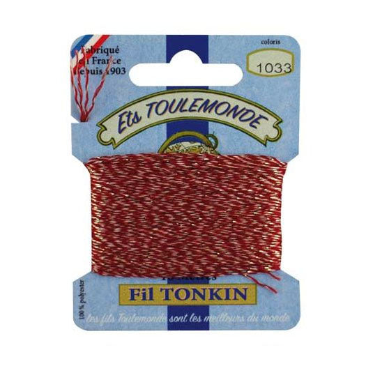 Maison Sajou Fil Tonkin broderitråd med glitter