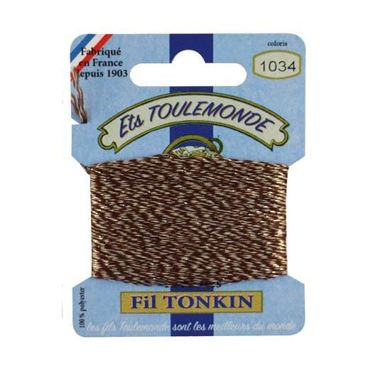 Maison Sajou Fil Tonkin broderitråd med glitter