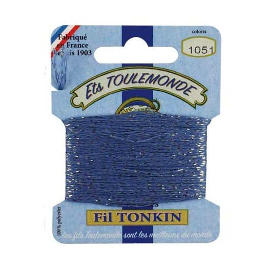 Maison Sajou Fil Tonkin broderitråd med glitter
