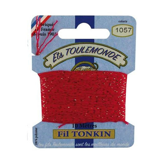 Maison Sajou Fil Tonkin broderitråd med glitter