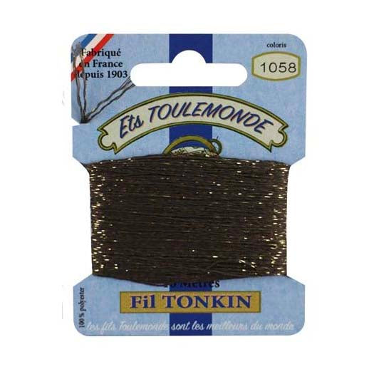 Maison Sajou Fil Tonkin broderitråd med glitter