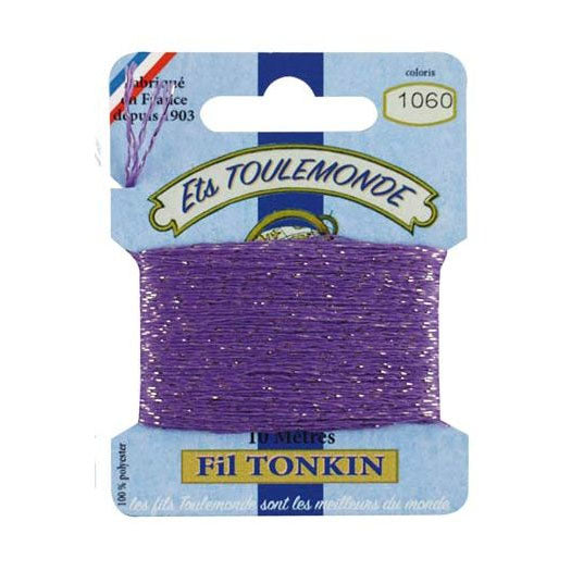 Maison Sajou Fil Tonkin broderitråd med glitter