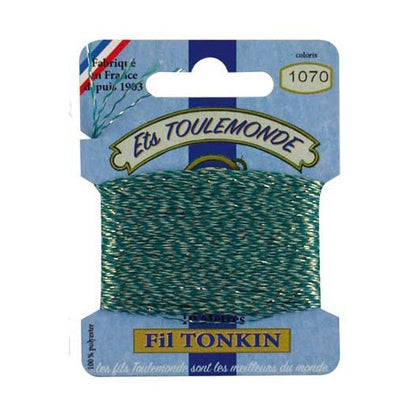 Maison Sajou Fil Tonkin broderitråd med glitter