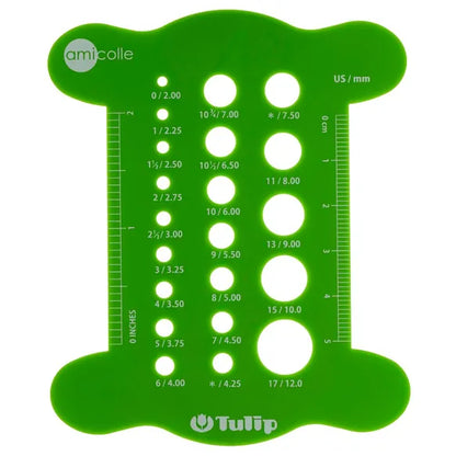 Tulip Strikkepinnemåler