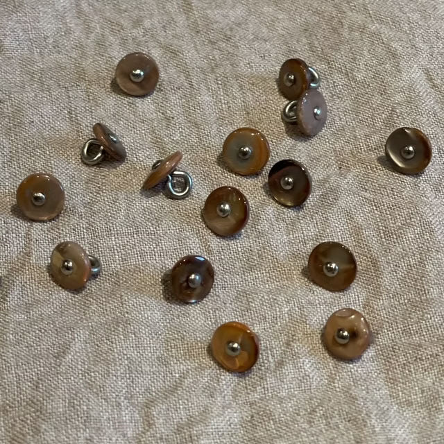Vintage knapper i perlemor
