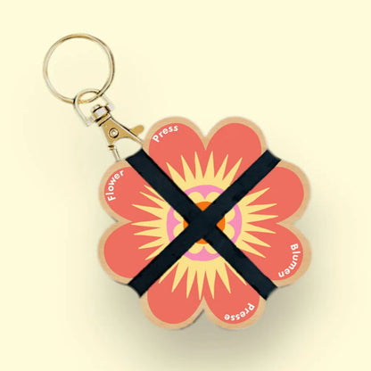 Blomsterpresse Nøkkelring