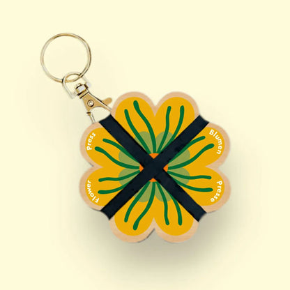 Blomsterpresse Nøkkelring